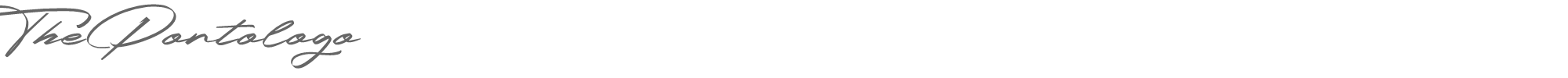 Sample characters The Portologo Font